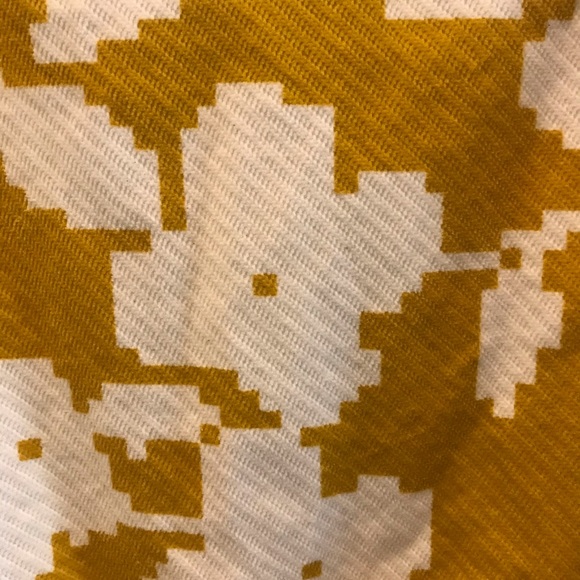 Anthro elevenses digtal floral peacoat. Size 6 - Picture 5 of 5